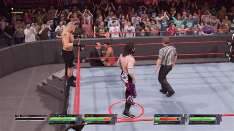 You need to change the refresh rate of your monitor to 60Hz. . Wwe 2k22 tag team glitch
